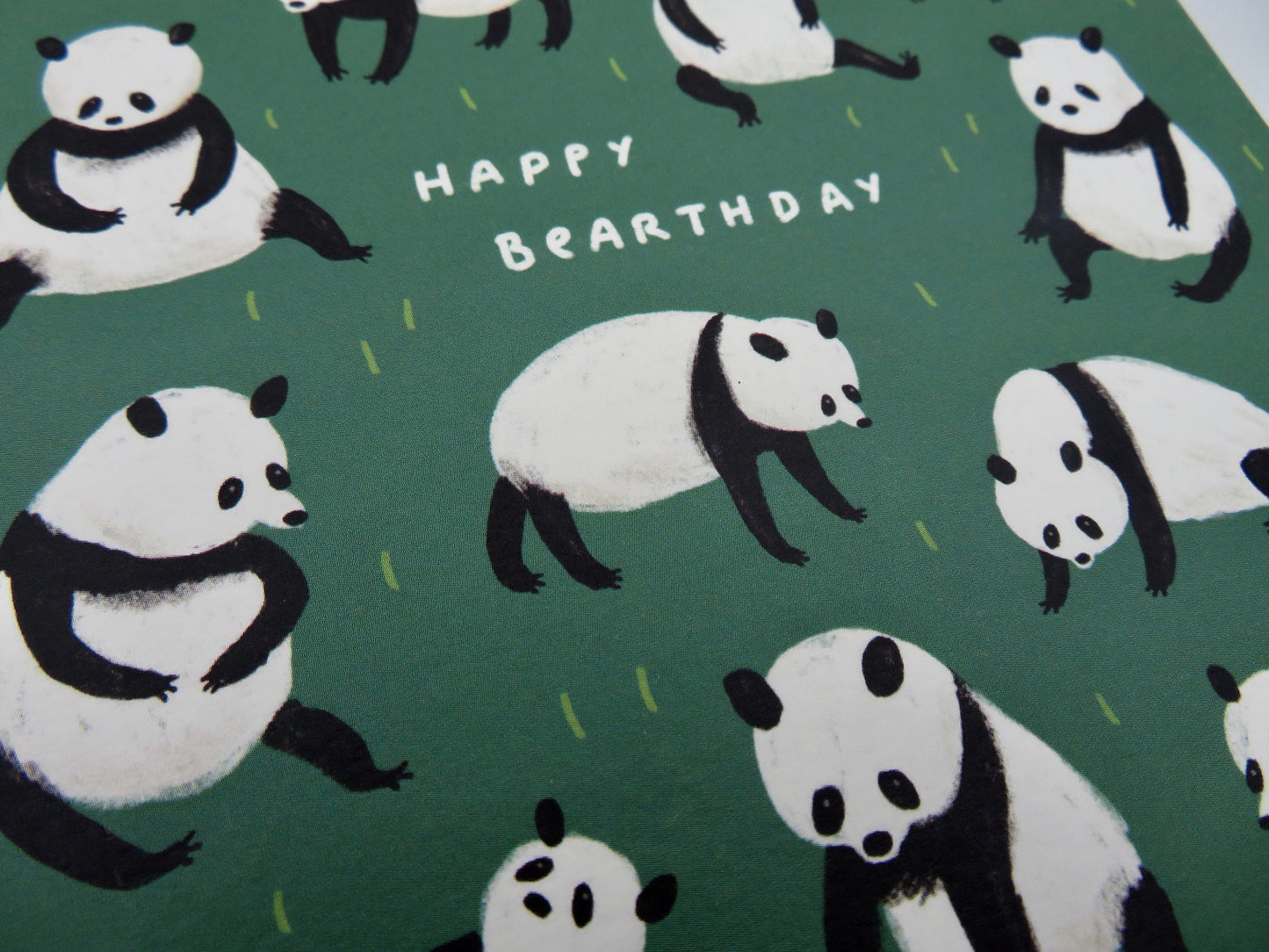 Bearthday Panda Bears Birthday Card