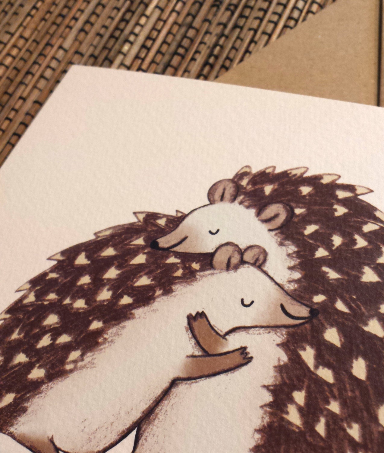 Hedge-hugs Card
