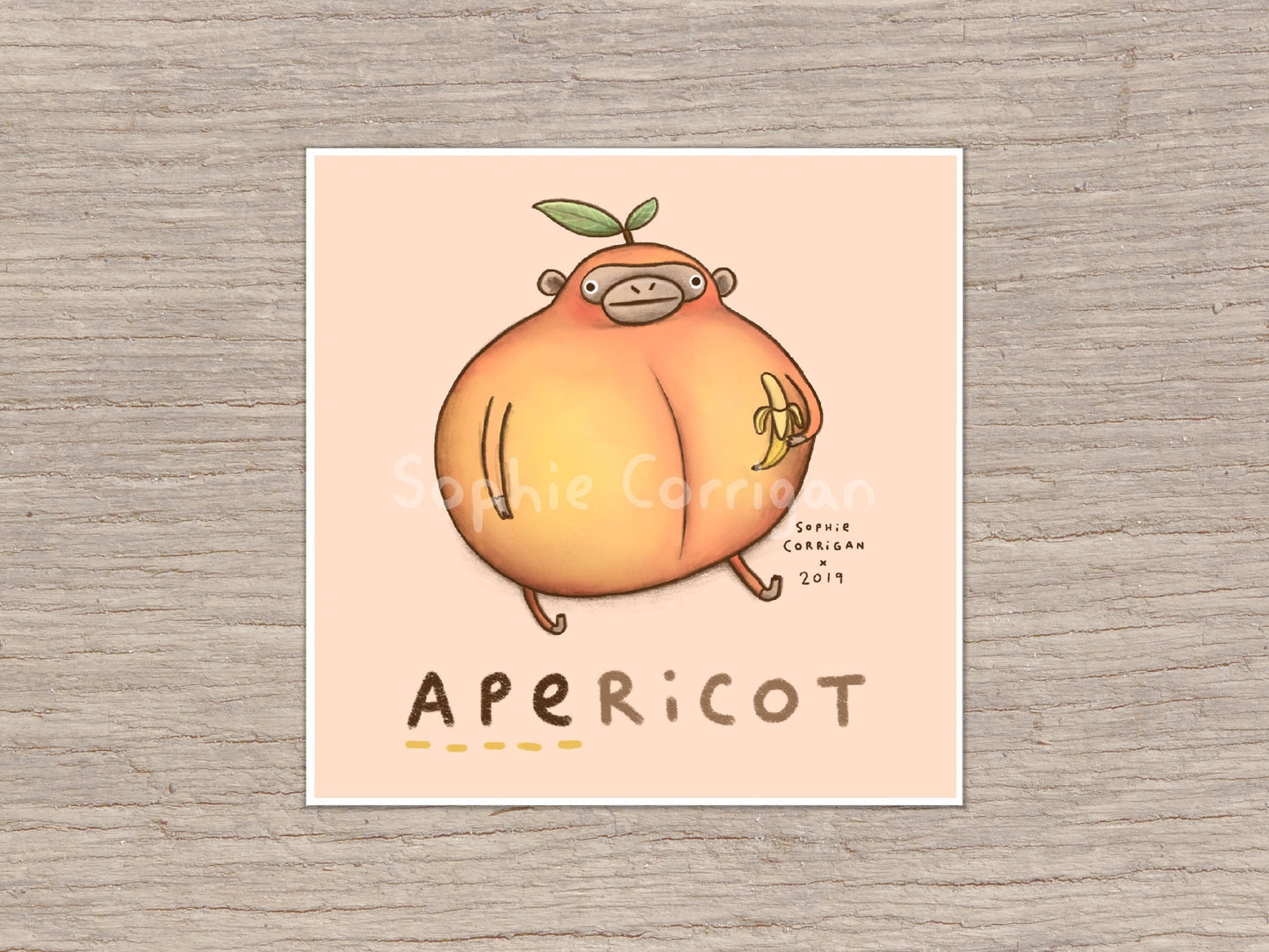 Apericot Signed Art Print