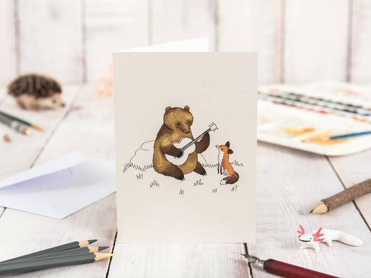 Bear & Fox Card