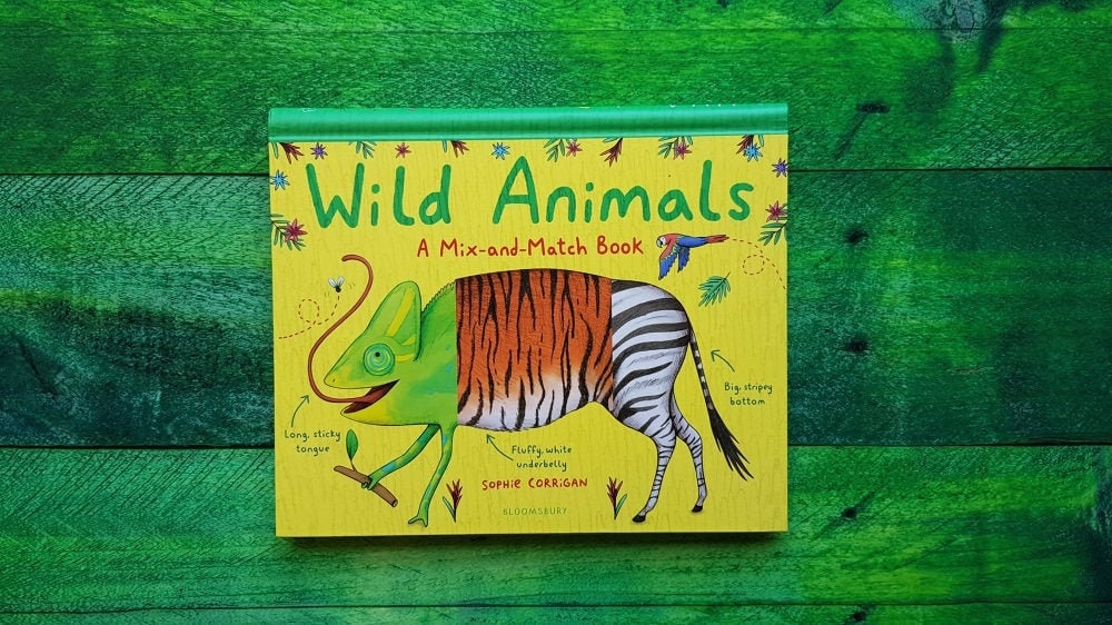 Wild Animals: A Mix-and-Match Book Signed Children's Board Book