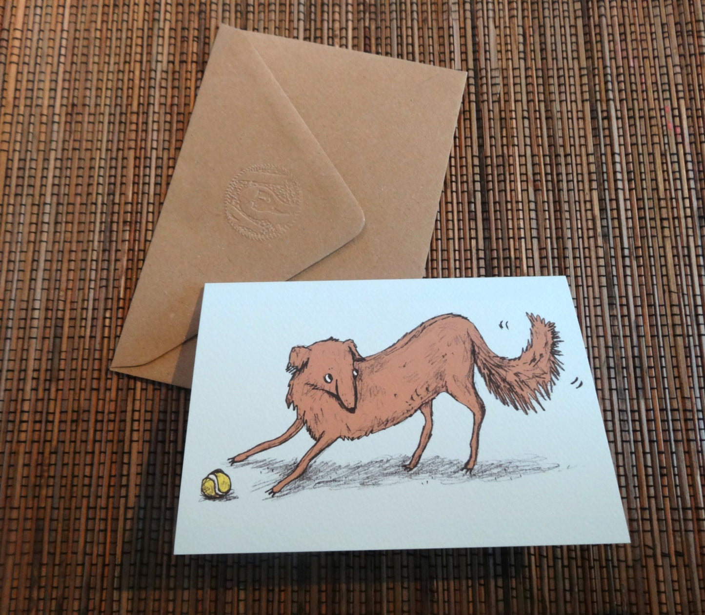 Playful Dog Card
