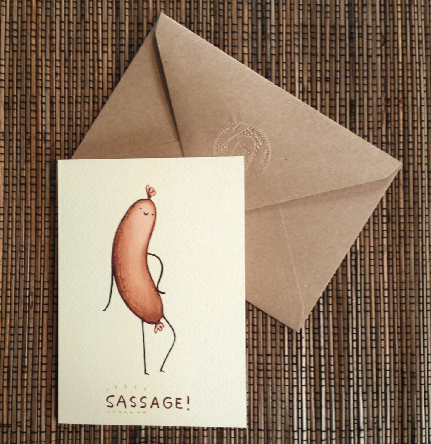 Sassage Sassy Sausage Card