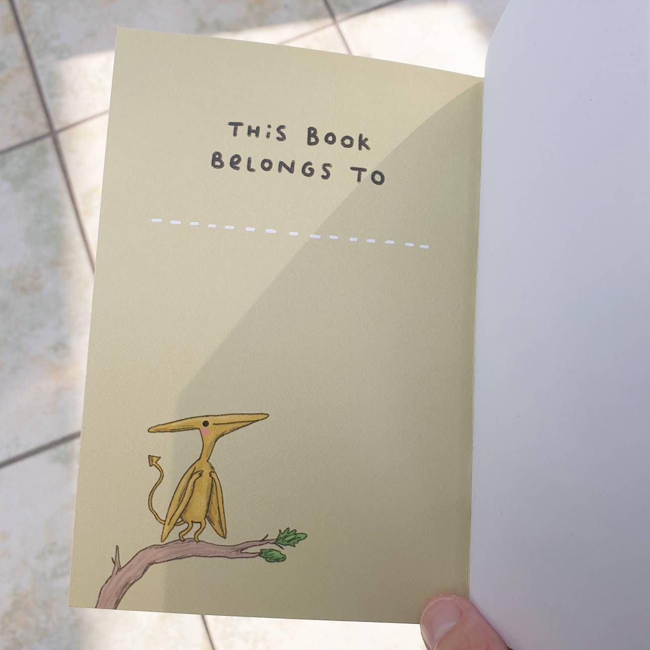 Big Ideas Dinosaur T-Rex A6 Blank Notebook