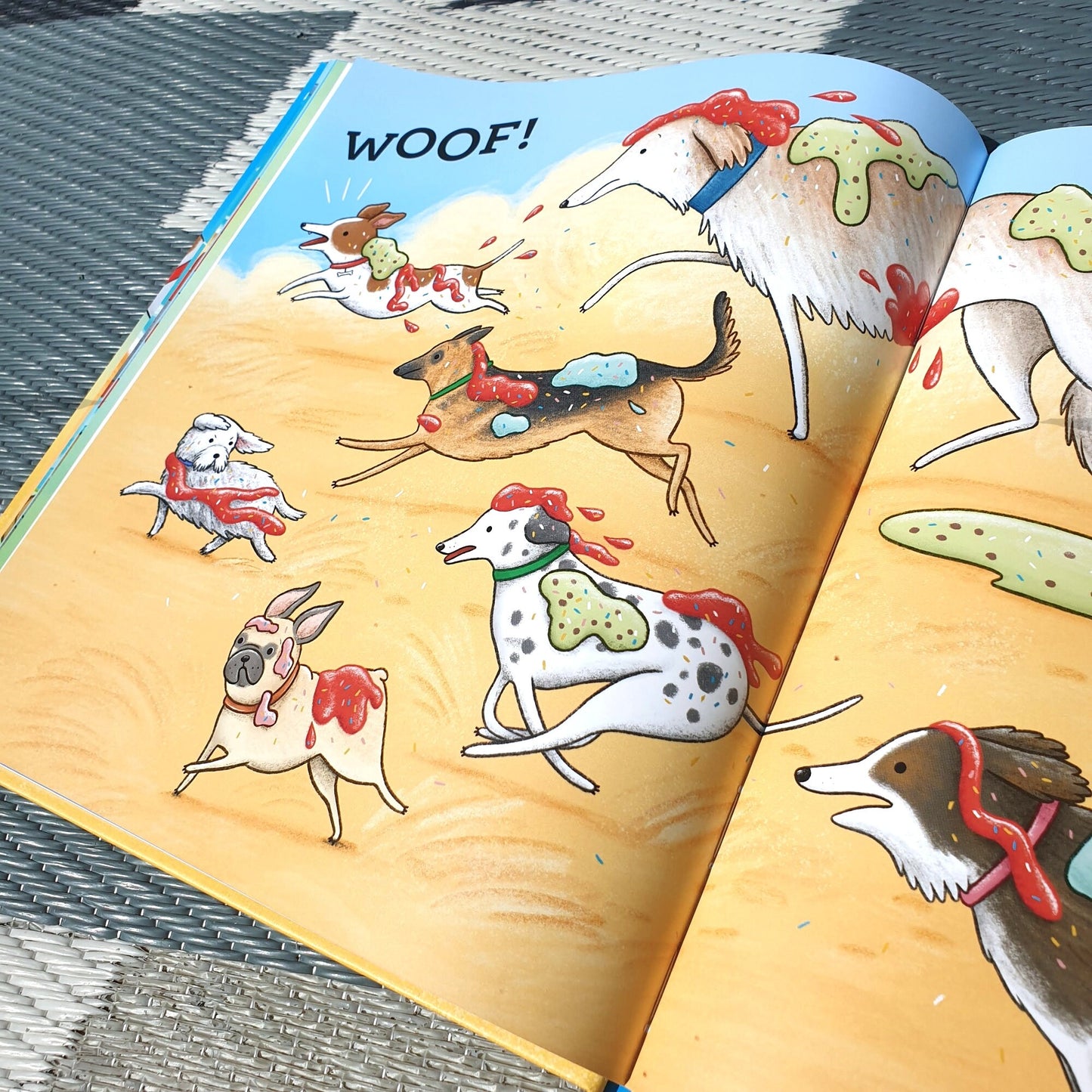 Hot Dog Signed Children's Illustrated Dachshund Sausage Dog Picture Book