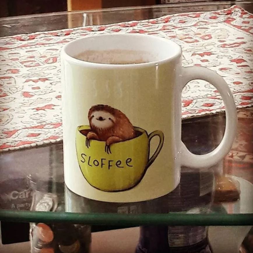Sloffee Sloth Coffee Mug