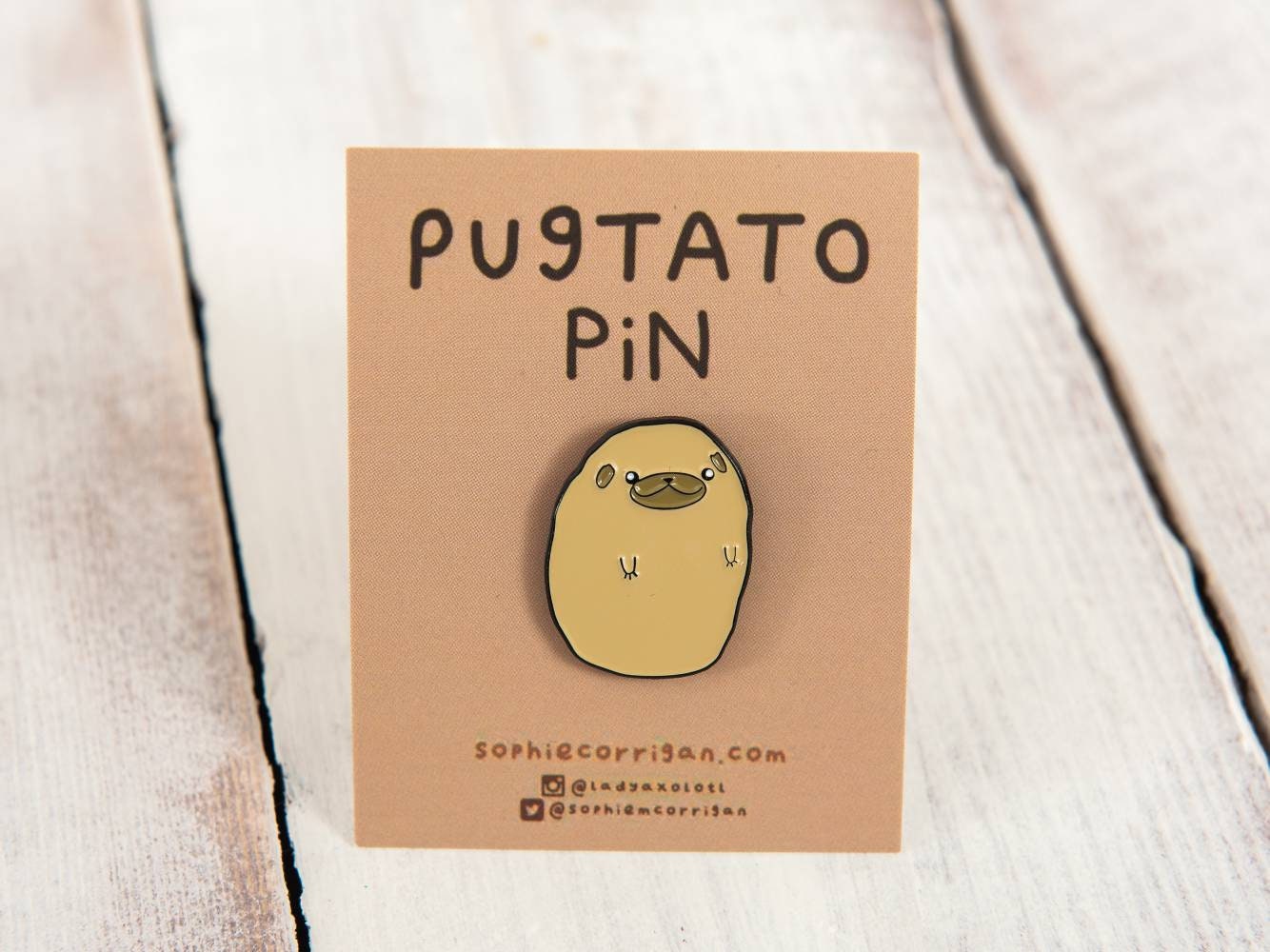 Pugtato Pin