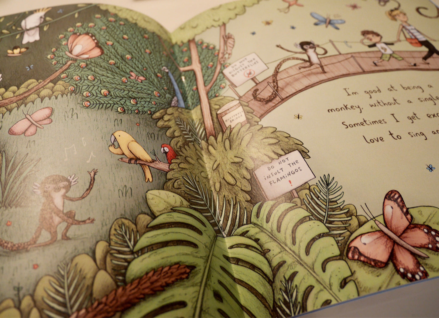 I'm a Little Monkey Signed Illustrated Children's Picture Book