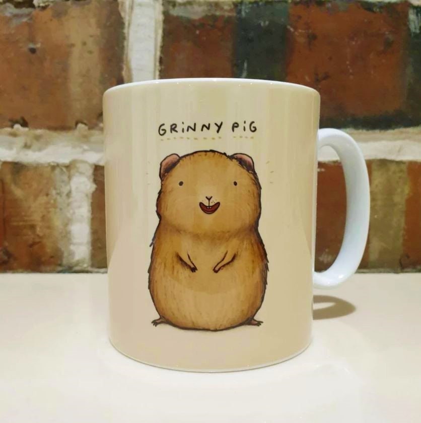 Grinny Pig Smiling Guinea Pig Mug