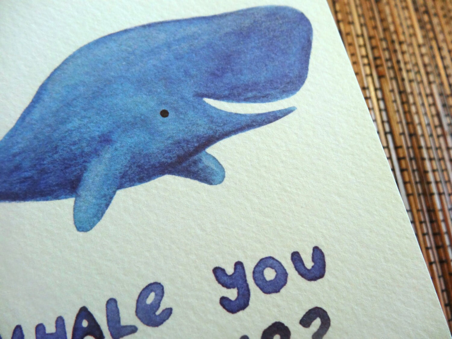 Whale You Be Mine? Valentines Card