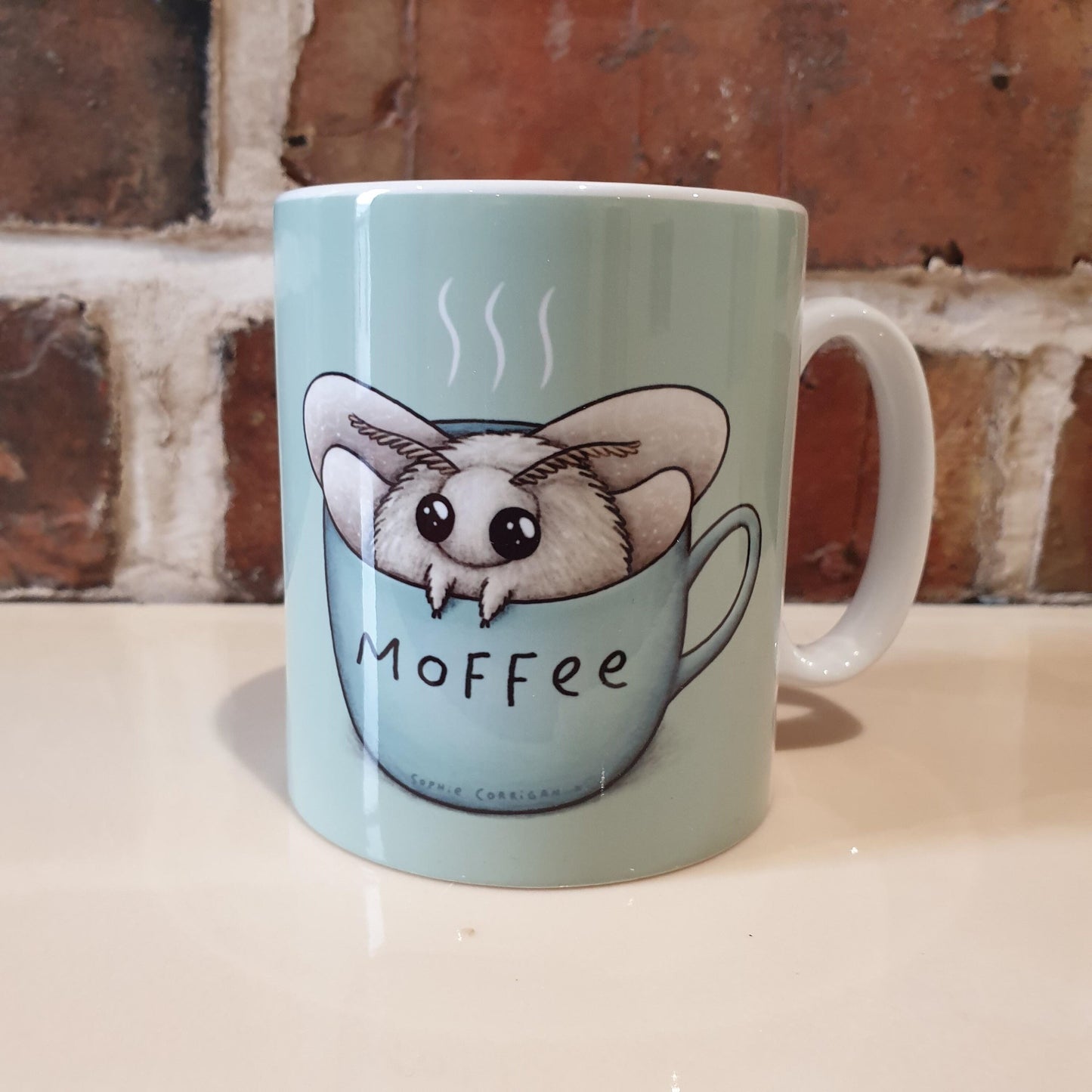 Moffee Mug: Illustrated Ceramic Coffee Mug