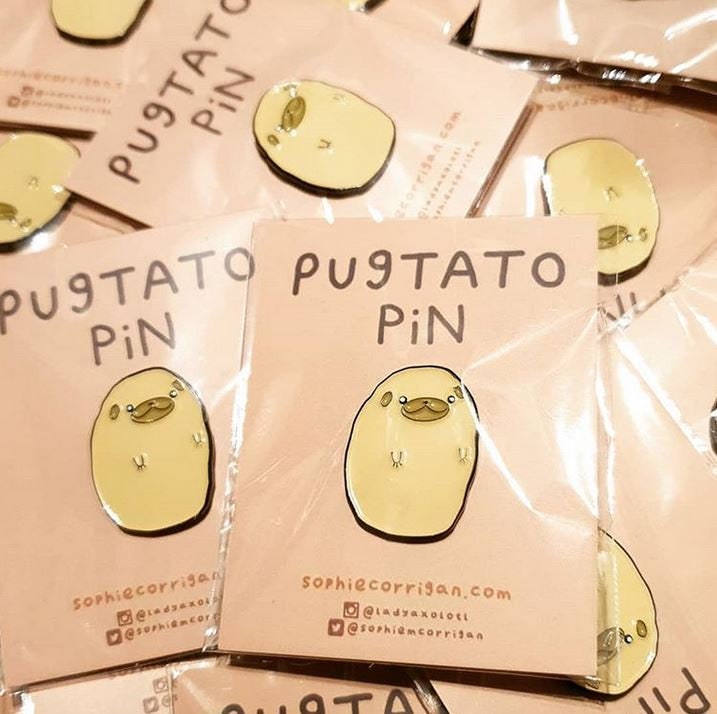 Pugtato Pin