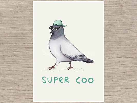 Super Coo Signed Art Print