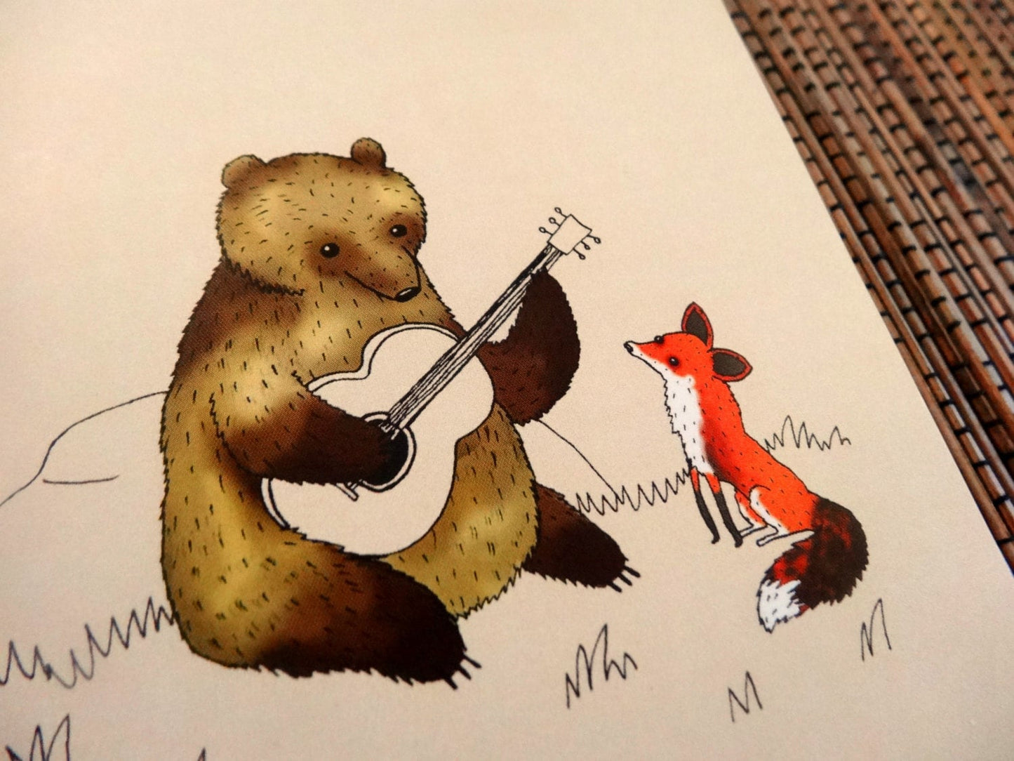 Bear & Fox Card