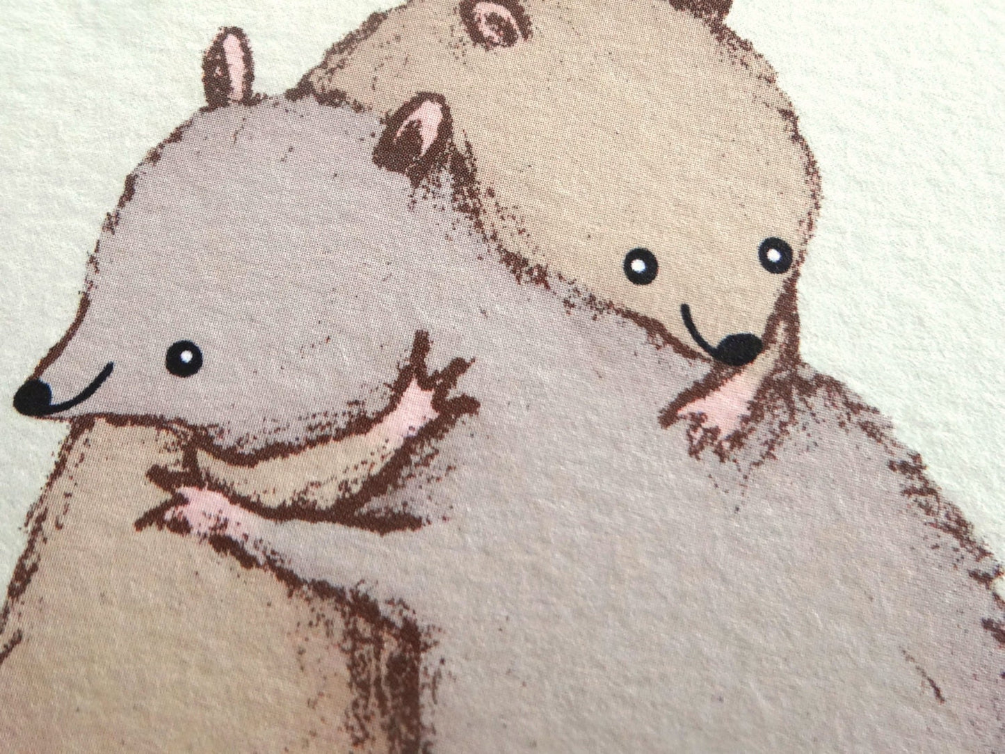 Squeakhearts Cute Hugging Mice Rats Love Card