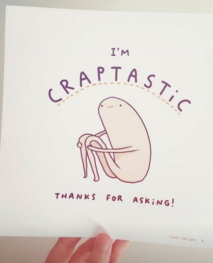 Honest Blob - Craptastic Signed Art Print