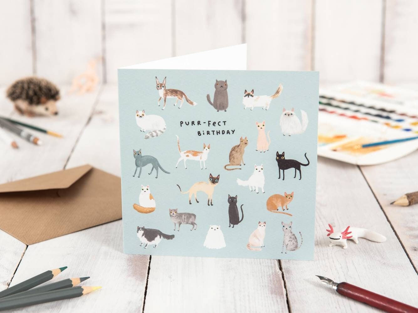Purrfect Cats Birthday Card