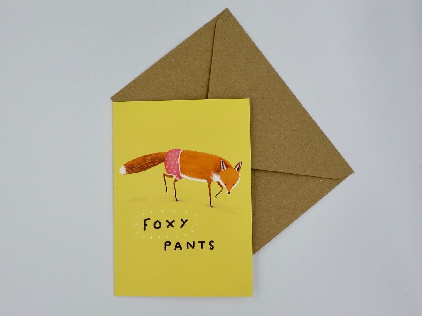 Foxy Pants Valentines Card