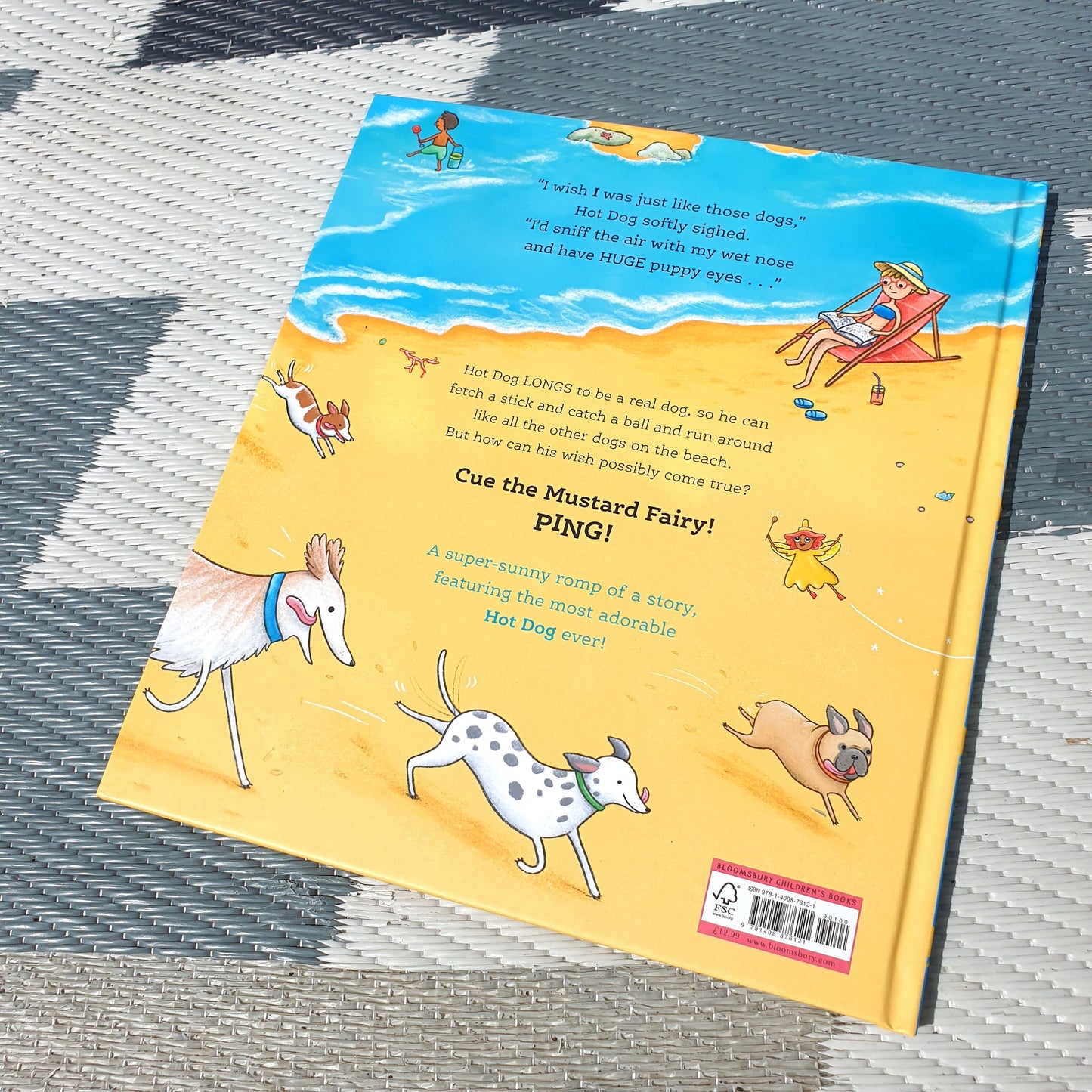 Hot Dog Signed Children's Illustrated Dachshund Sausage Dog Picture Book