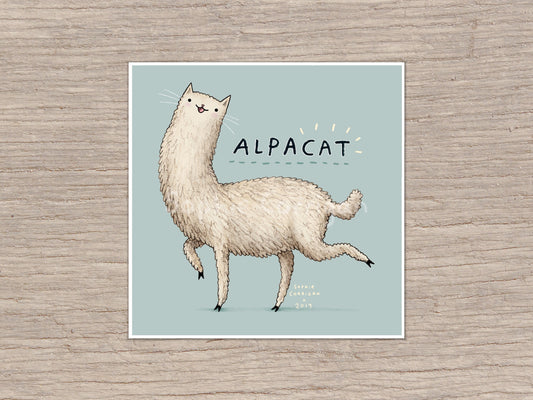 Alpacat Signed Art Print - Alpaca Cat