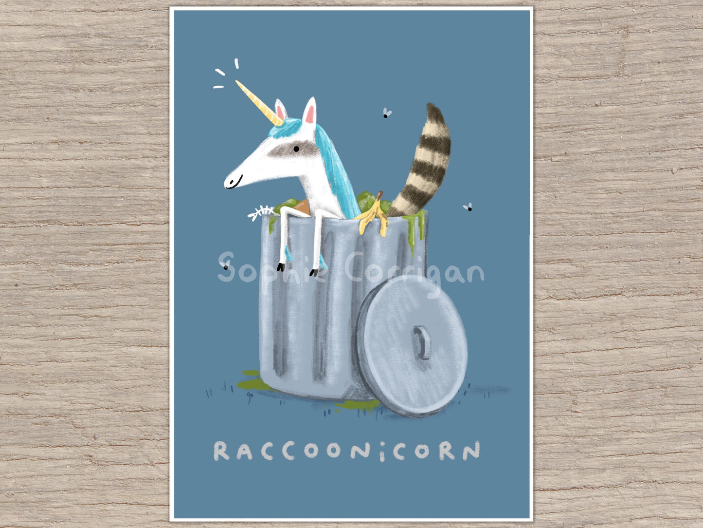 RACCOONicorn Raccoon Unicorn Signed Fine Art Print
