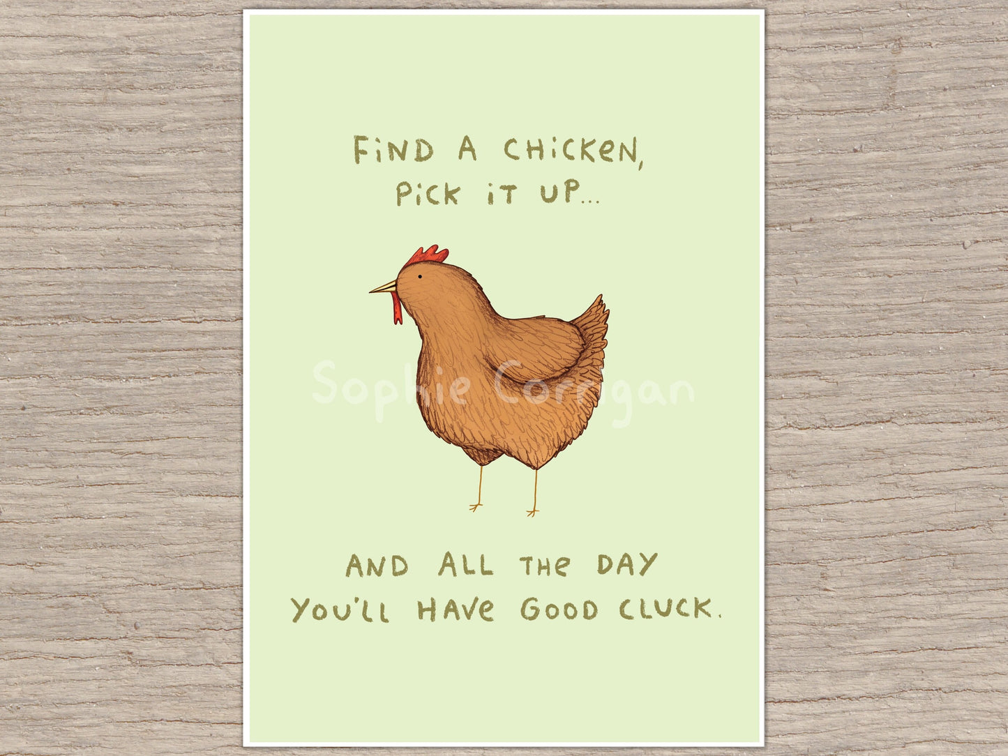 Good Cluck Signed Art Print