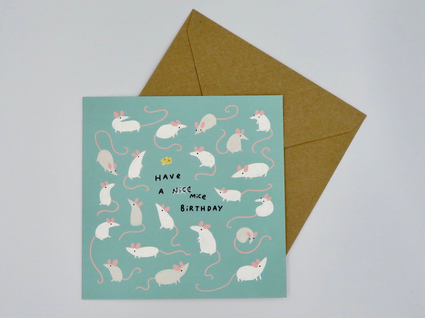 Mouse Mice Nice Birthday Card