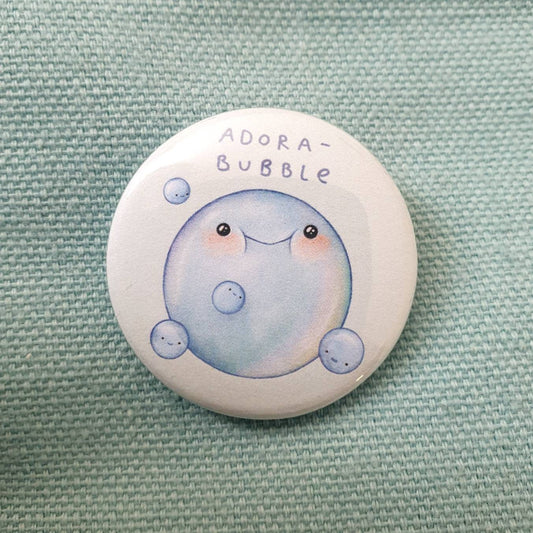 Adora-bubble Button Pin Badge