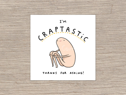 Honest Blob - Craptastic Signed Art Print
