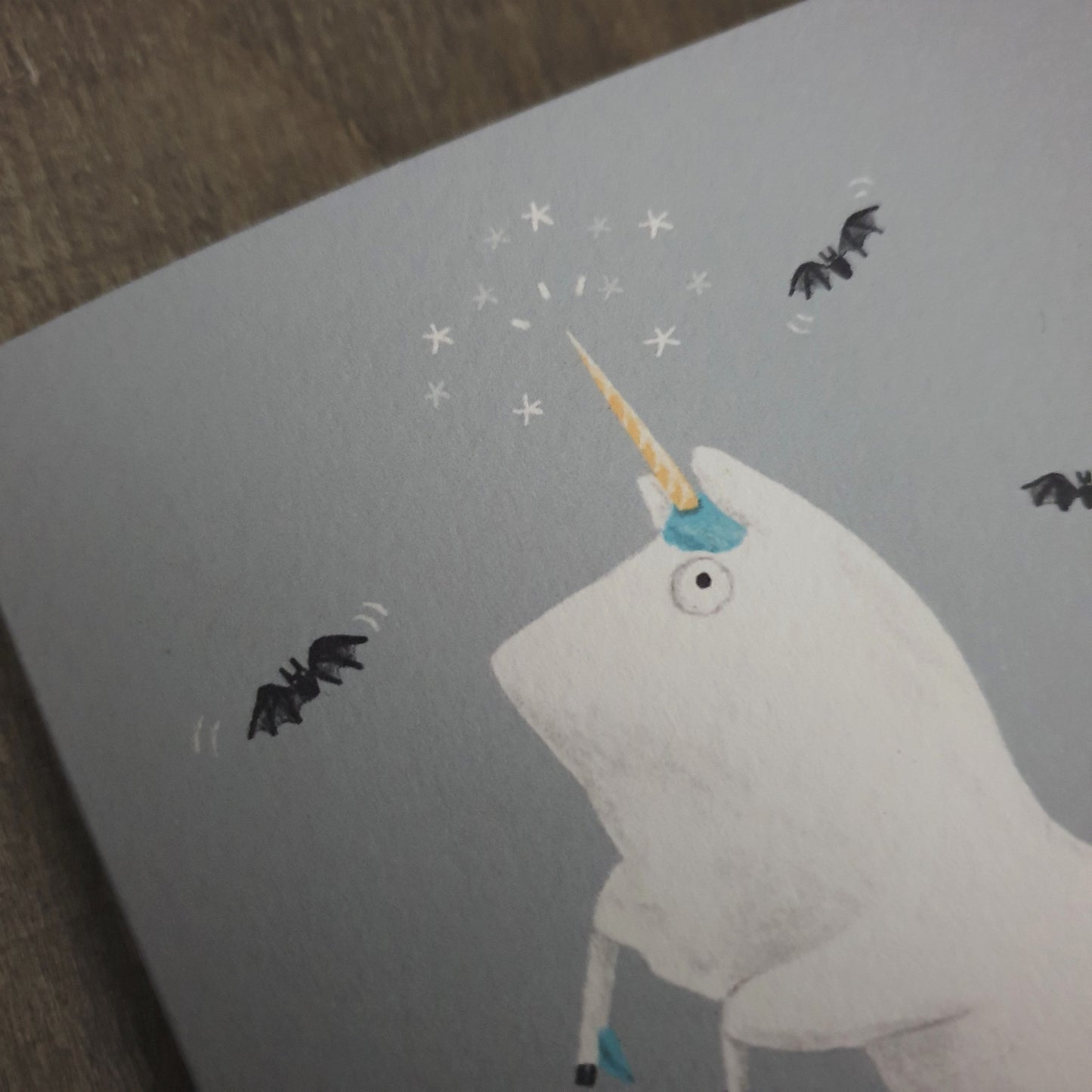 BOOnicorn Halloween Card: Funny Unicorn Ghost Illustration