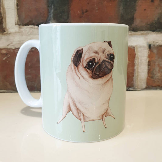 Sweet Fawn Pug Mug