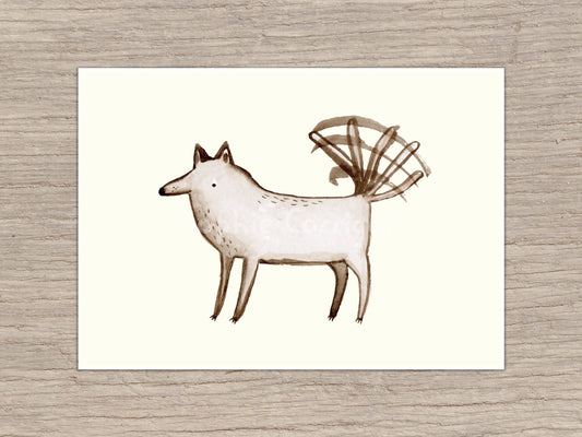 I'm So Happy - Dog Signed Art Print