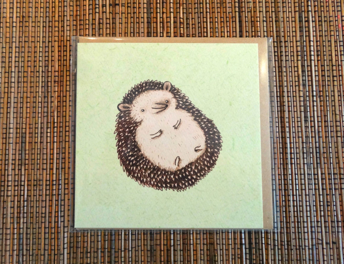 Plump Hedgehog Card