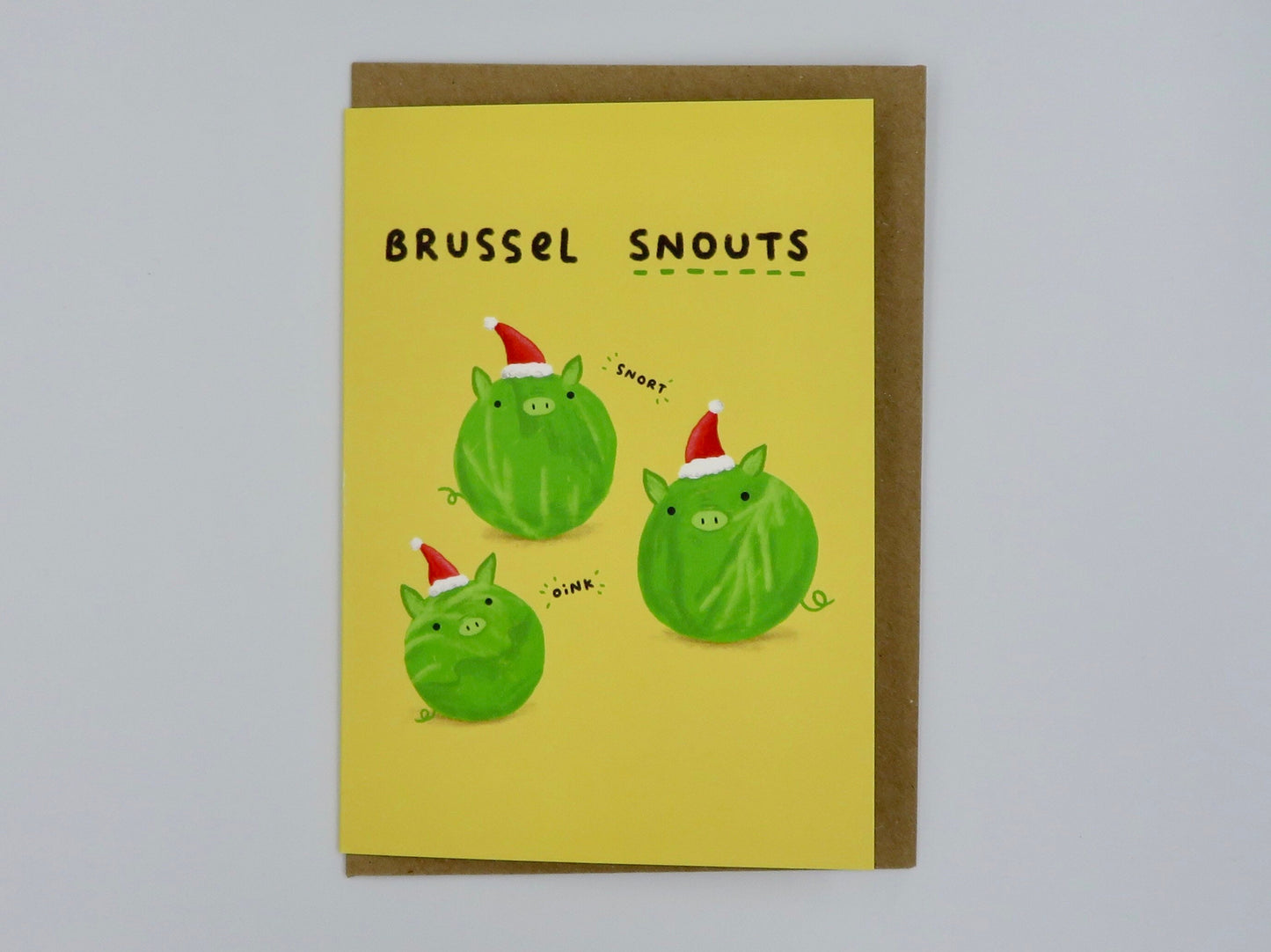 Brussel Snouts Christmas Card