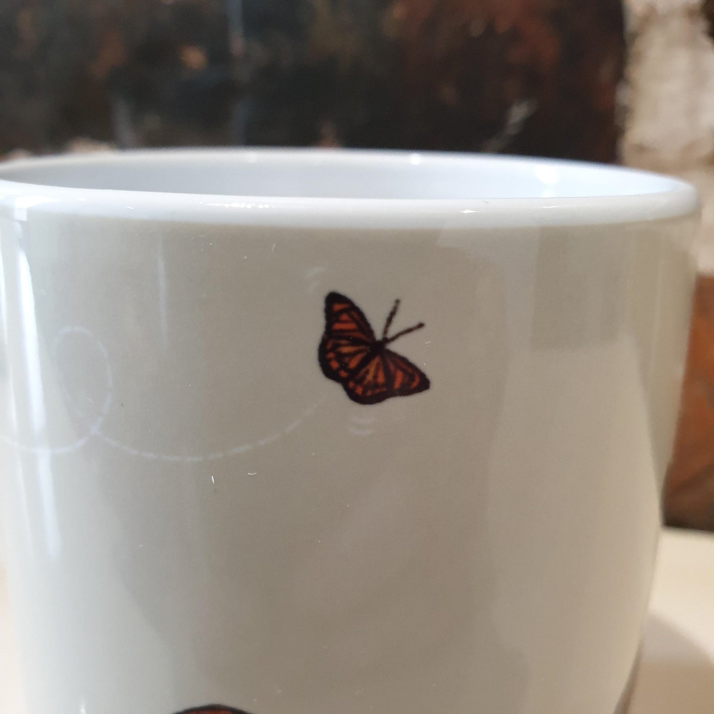 Behind You All The Way Fox Hare Red Squirrel Hedgehog Butterfly British Wildlife Mug