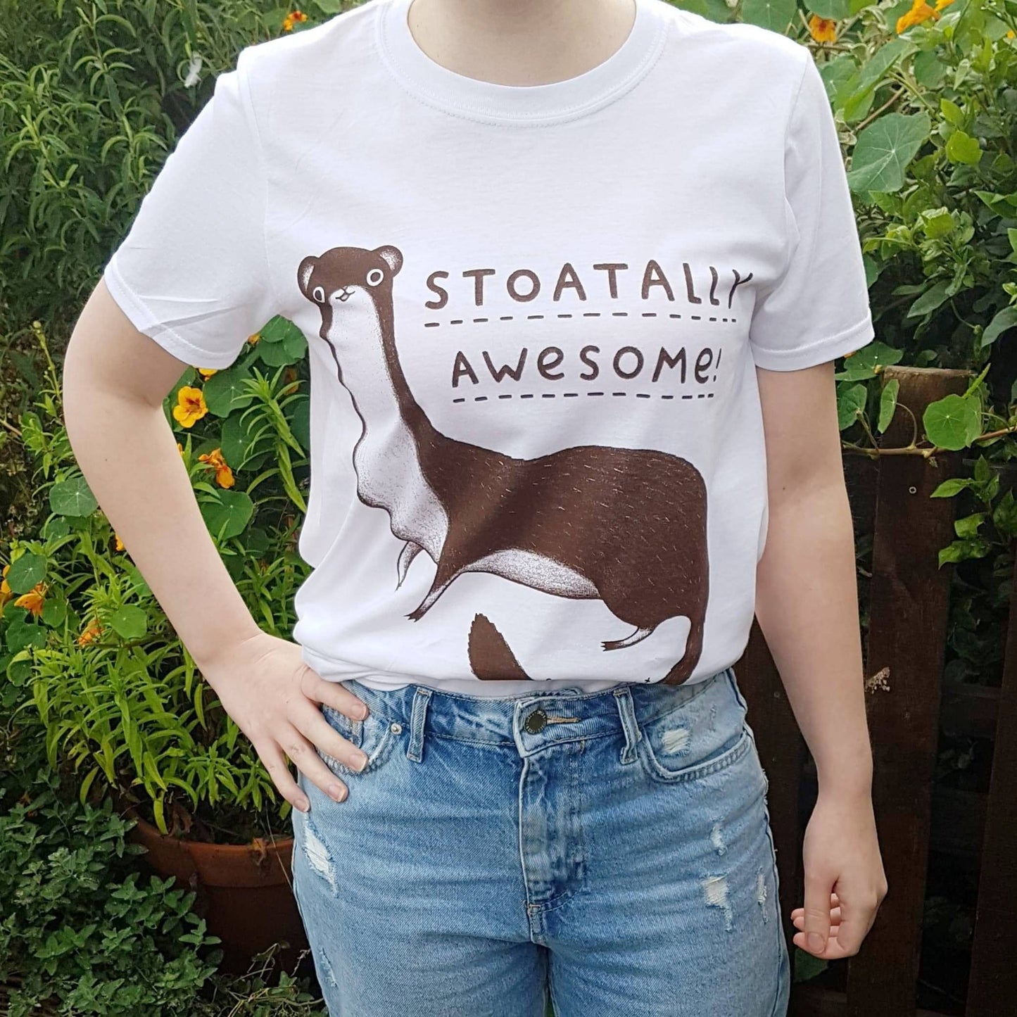 Stoatally Awesome Screenprinted T-Shirt