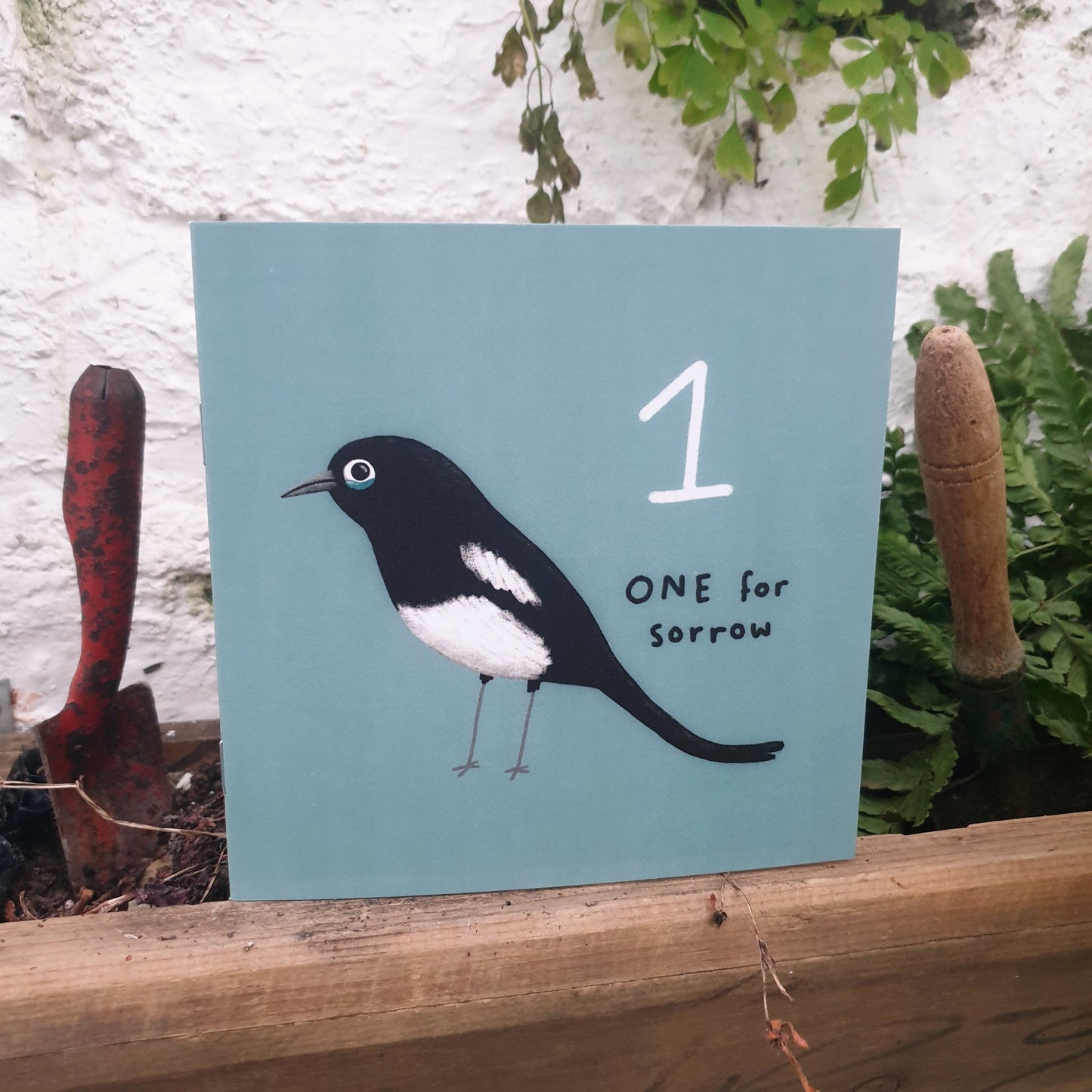 One For Sorrow Magpie Nursery Rhyme Mini Art Zine: Hand Signed Children's Picture Book