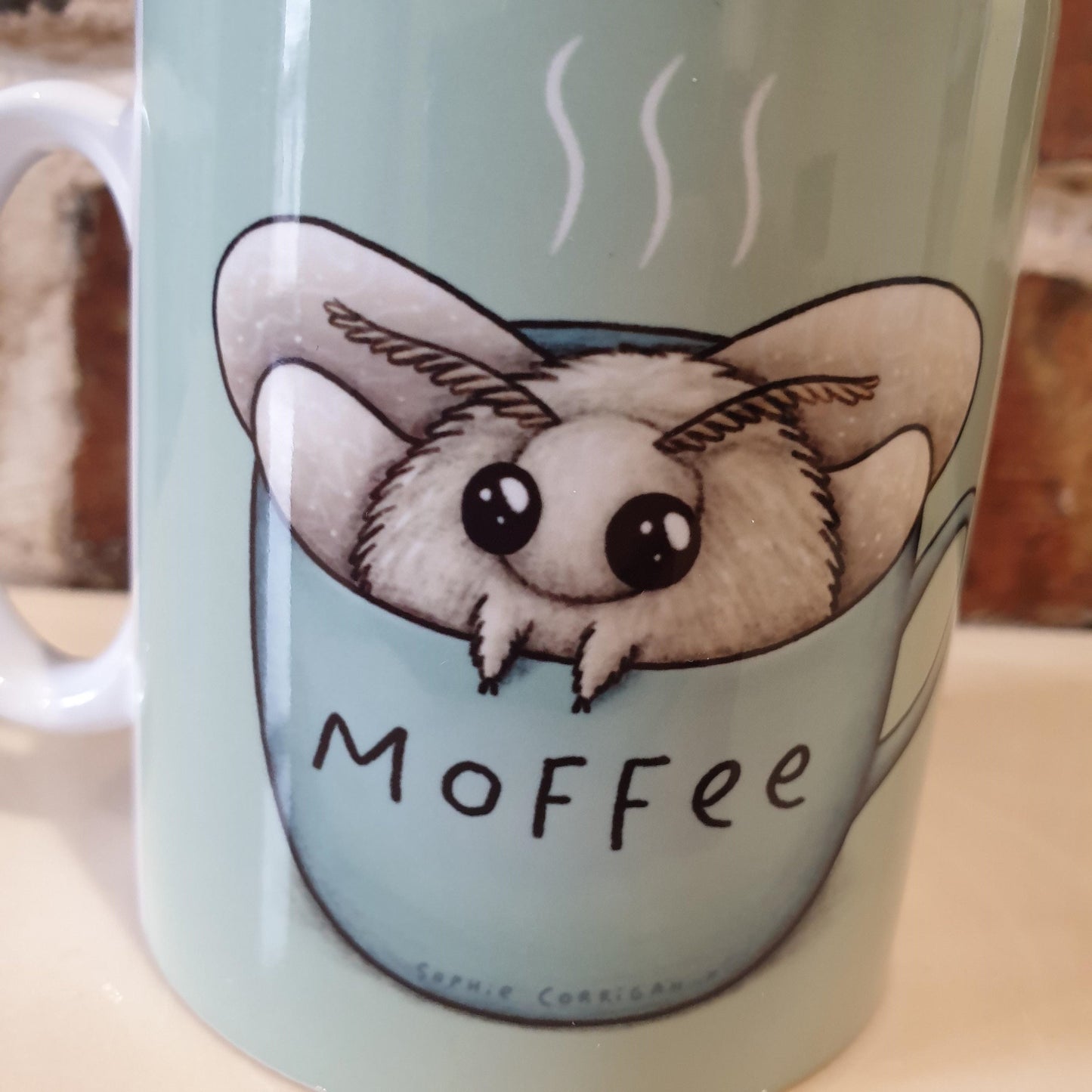 Moffee Mug: Illustrated Ceramic Coffee Mug