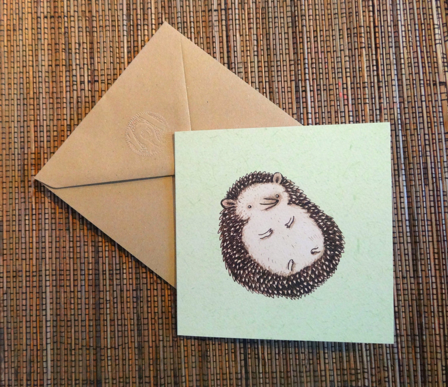 Plump Hedgehog Card