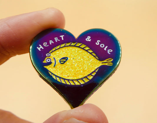 Heart and Sole Pin