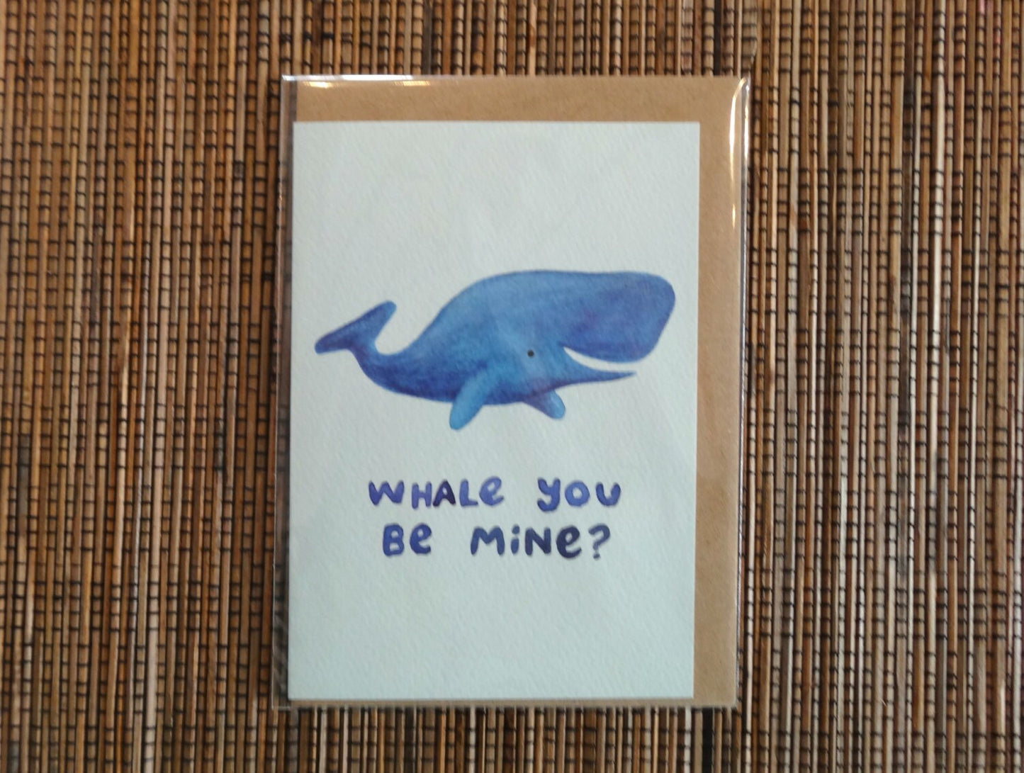Whale You Be Mine? Valentines Card