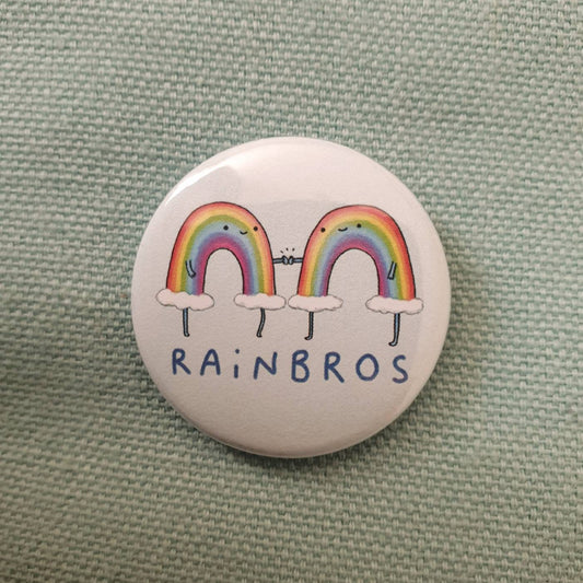 Rainbros Button Pin Badge