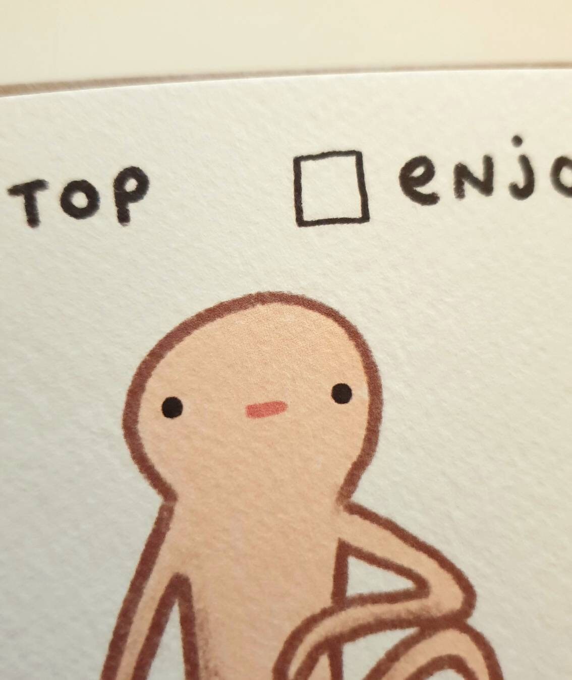 Multiple Choice Honest Blob Greeting Card - Birthday, Wedding, Marriage, New Home, Pregnancy, Graduation