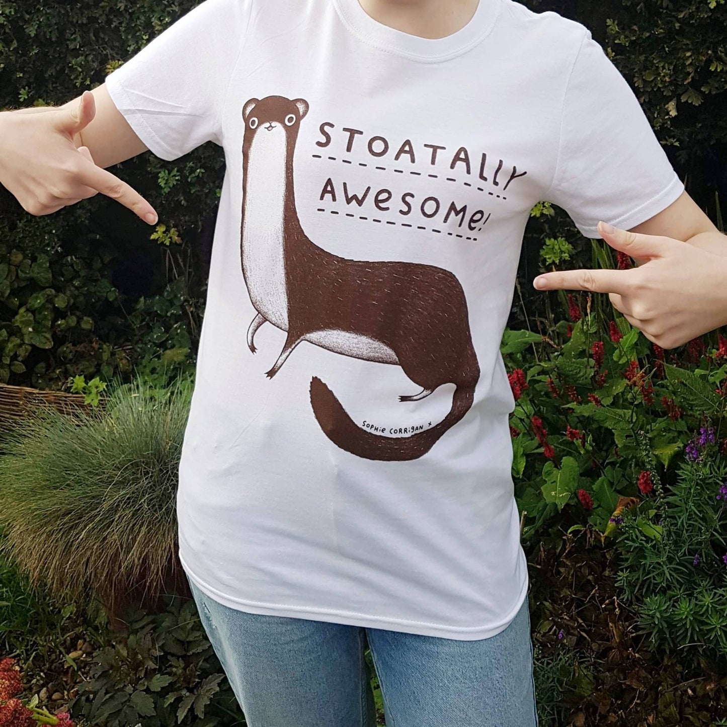 Stoatally Awesome Screenprinted T-Shirt