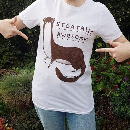 Stoatally Awesome Screenprinted T-Shirt