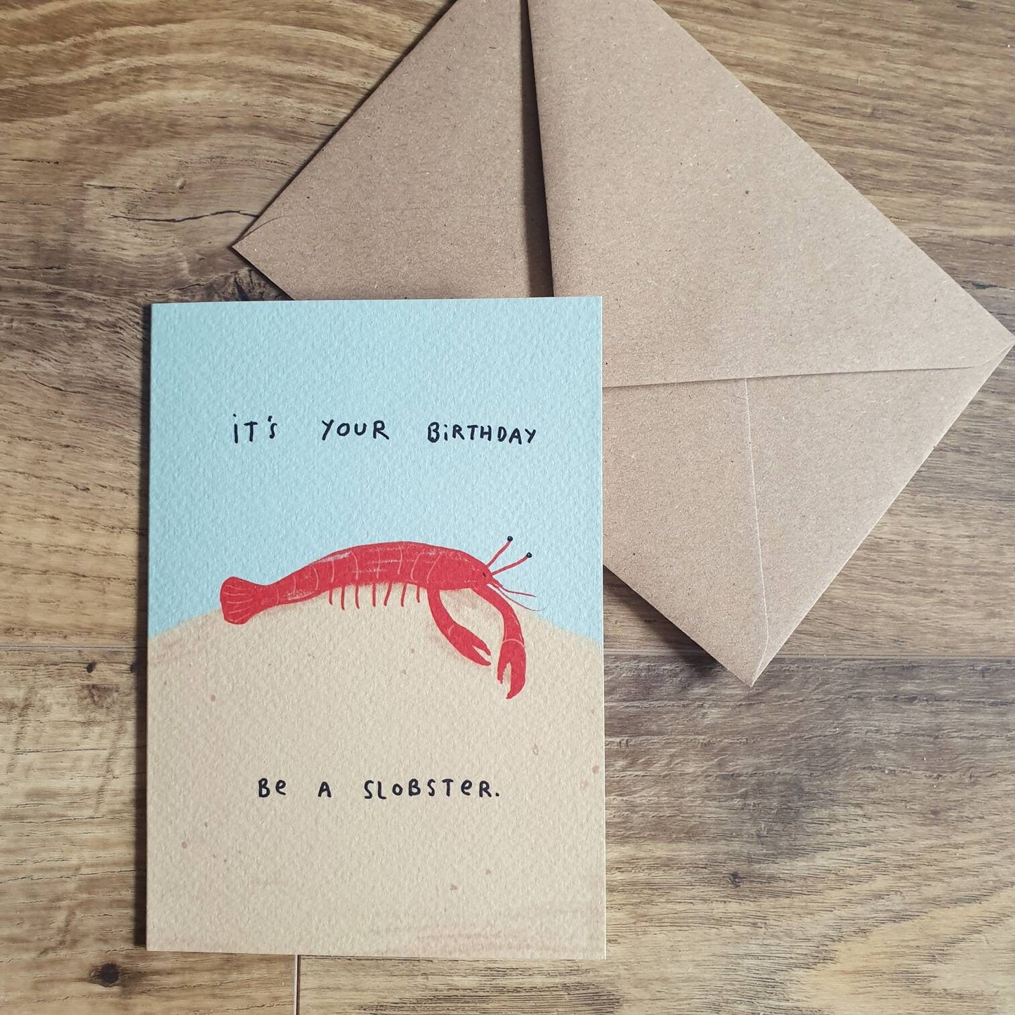 Slobster Lobster Birthday Card
