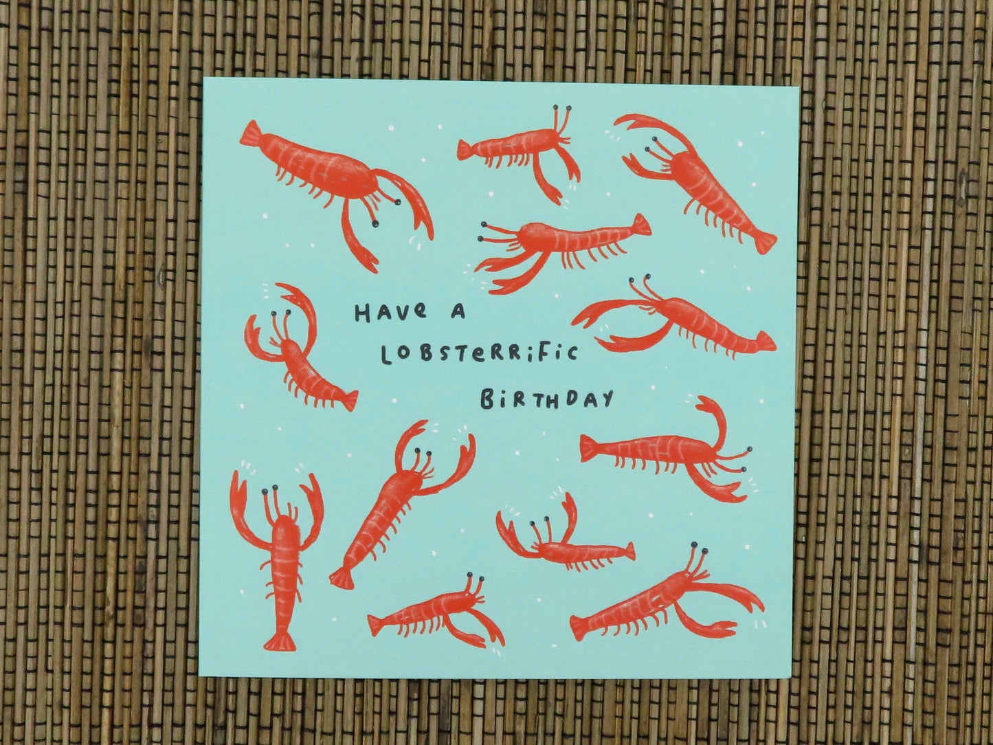 Lobsterrific Lobster Birthday Card