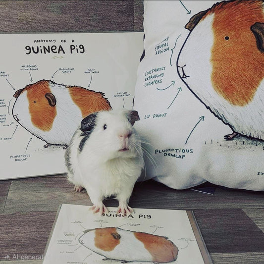 Anatomy of a Guinea Pig Signed Art Print