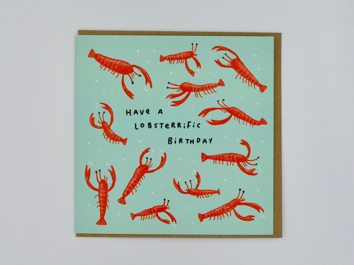 Lobsterrific Lobster Birthday Card