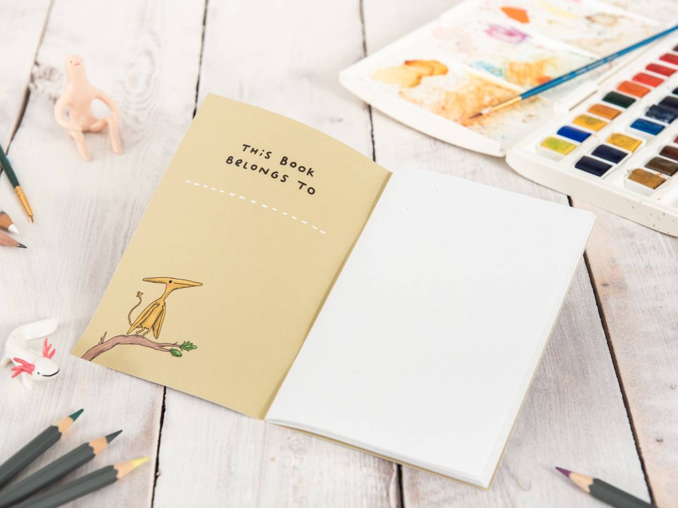 Big Ideas Dinosaur T-Rex A6 Blank Notebook